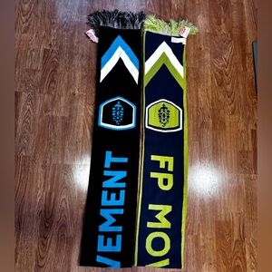 2 FP Movement by Free People Big League Reversible Scarves